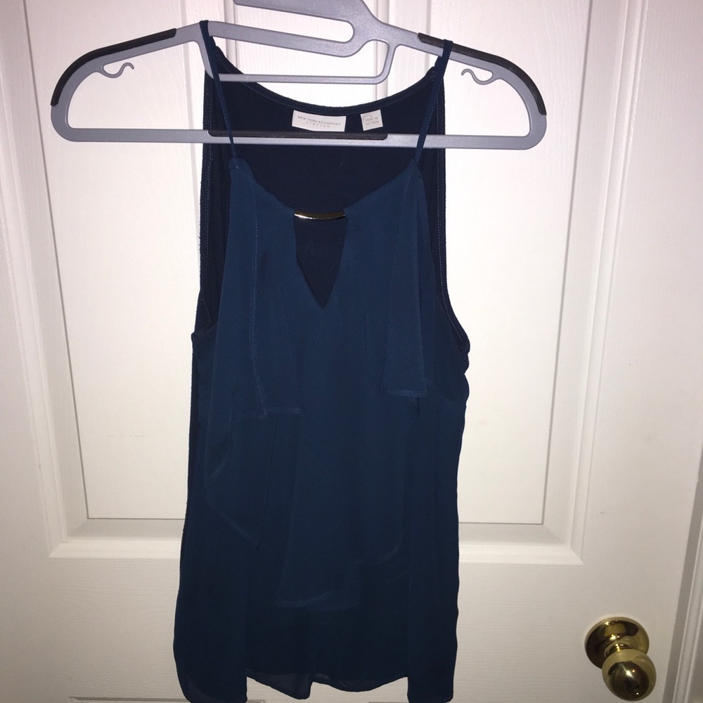 Fun and flirty sleeveless blouse